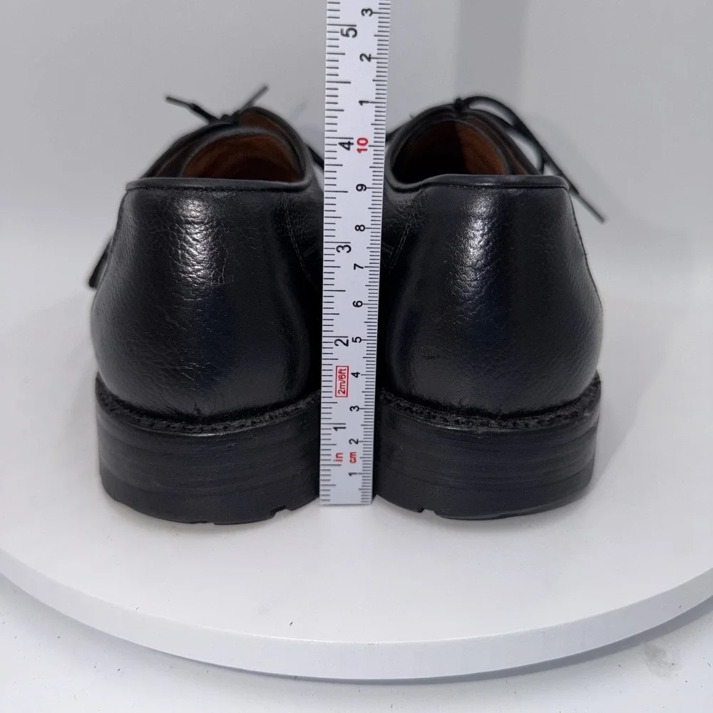 To Boot New York Adam Derrick Made In Italy Black Derby Dress Shoes Mens Sz 7.5